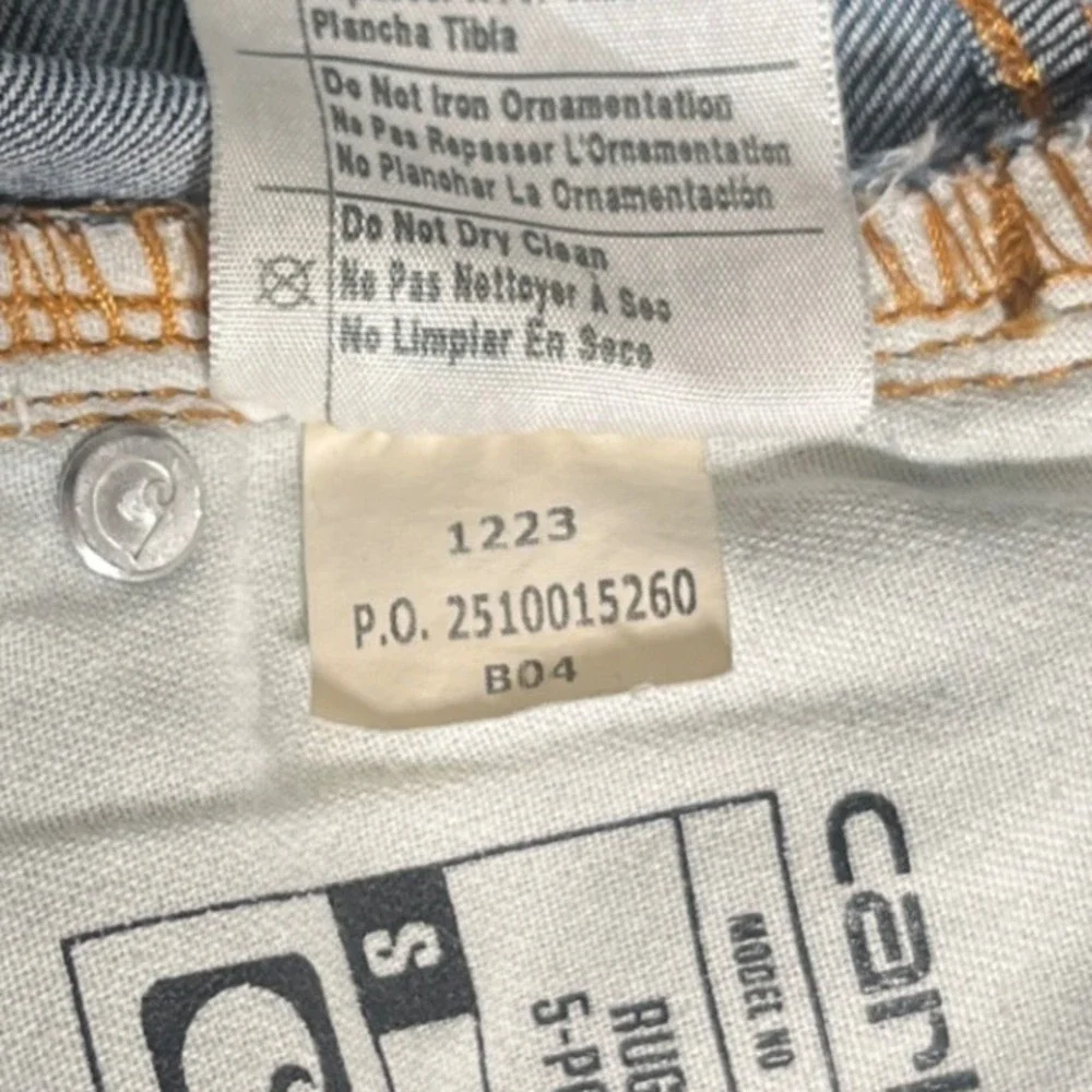 Carhartt Rugged Flex Slim Tapered Jeans Mens Tag 30x30 Measures 31x30 Denim EUC